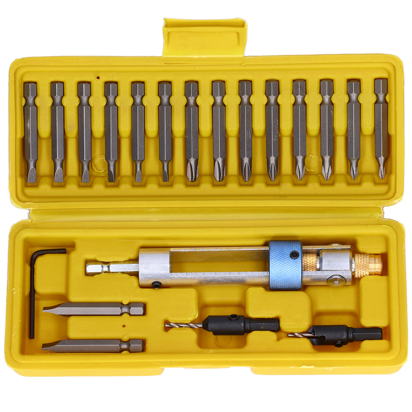 Set Mit 6 Hss-schnellstahl-schraubenausdrehern Für Elektrische Bohrmaschinen Mit Bohrer Und Schraubendreherbit