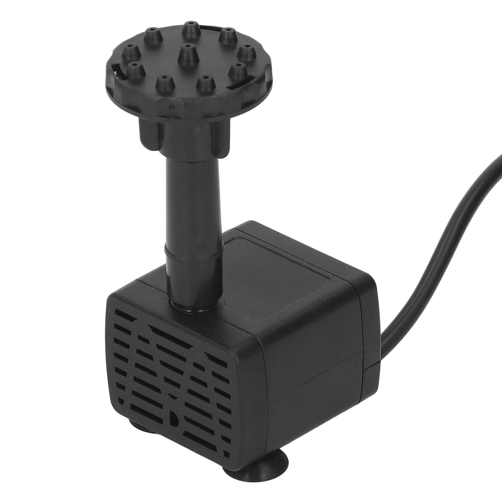 5-w-solarwasserpumpe, 75 Cm Hoch, 180 Cm Förderhöhe, Effizienter Solarbrunnen Mit 6 Düsen Für Den Garten, 10 V Gleichstrom