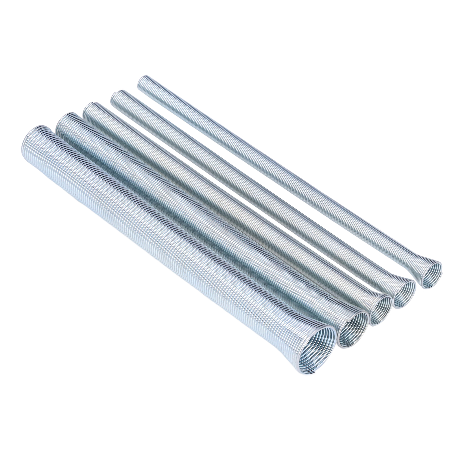 5-teiliges, Federbelastetes Rohrbiegeset Für Kupfer-, Aluminium- Und Dünnwandige Stahlrohre – Durchmesser 5/8", 1/2", 3/8", 5/16", 1/4