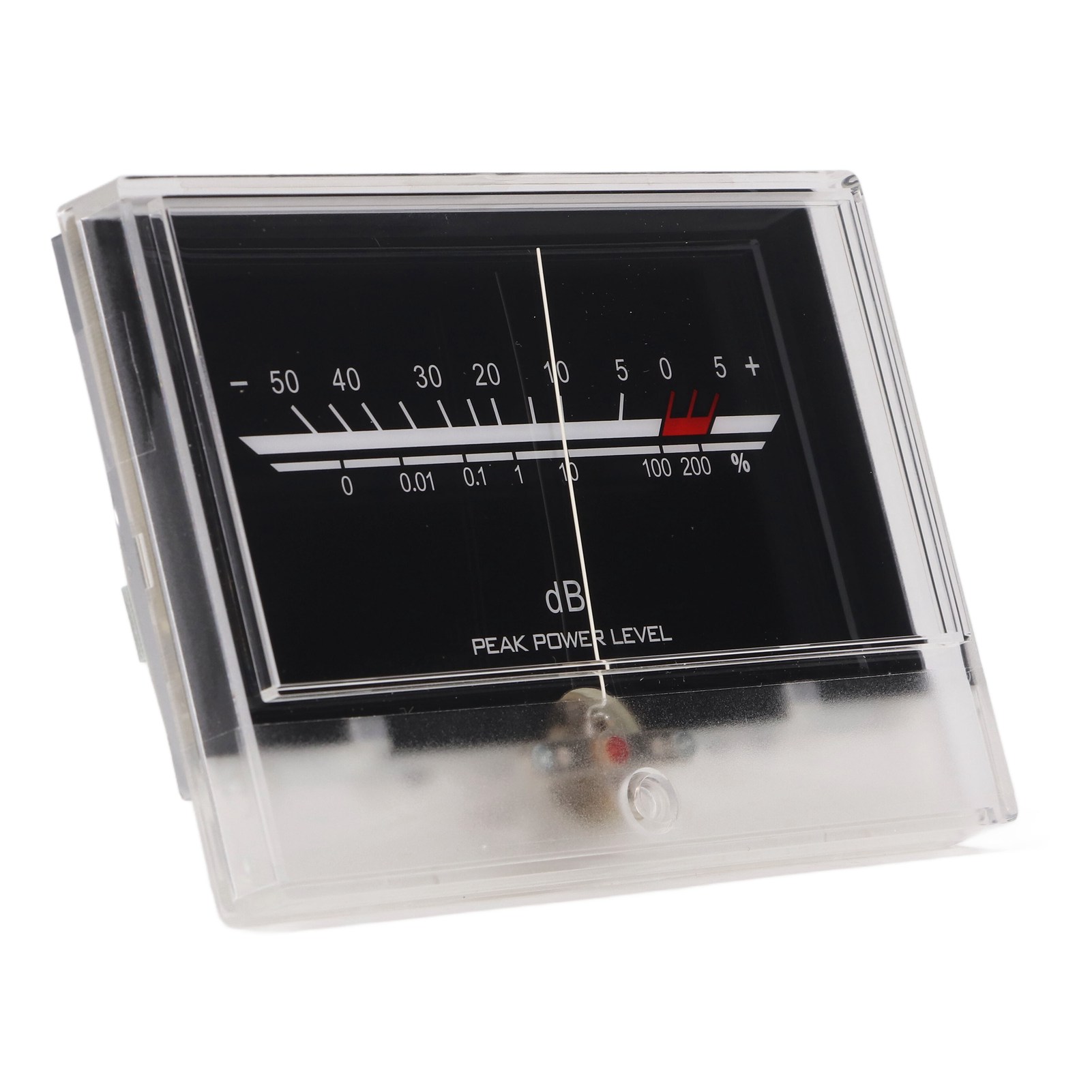 Weiß Hinterleuchtetes Led-vu-meter, Präzise Messung, Db-meter-leistungsverstärker Für Diy-studios