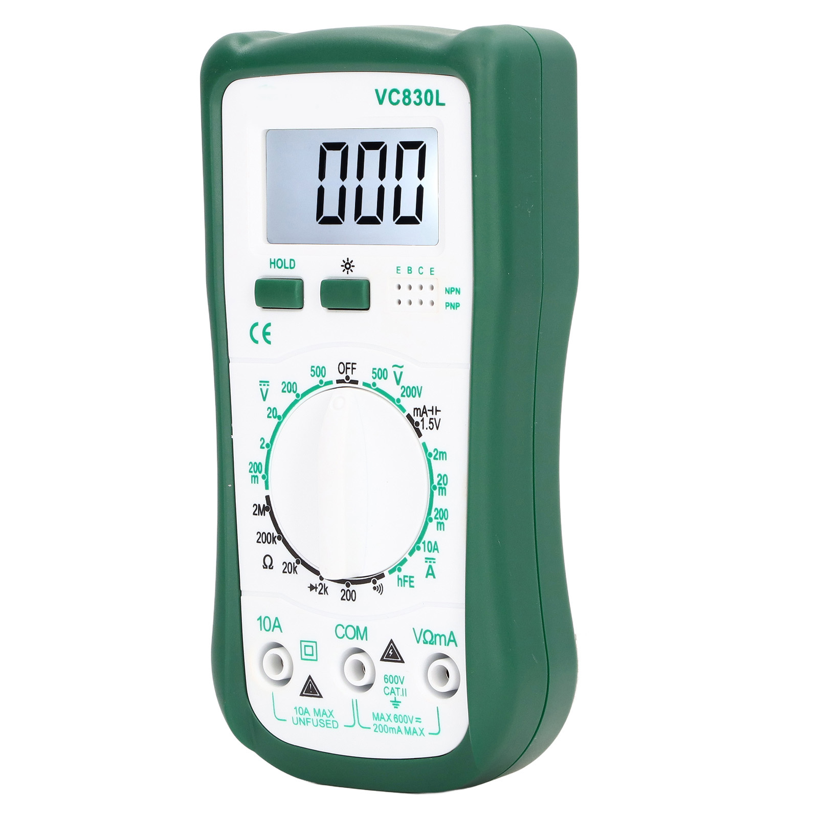 Vc830l Lcd-digitalmultimeter, Multifunktionsmessgerät Für Spannung, Strom Und Widerstand