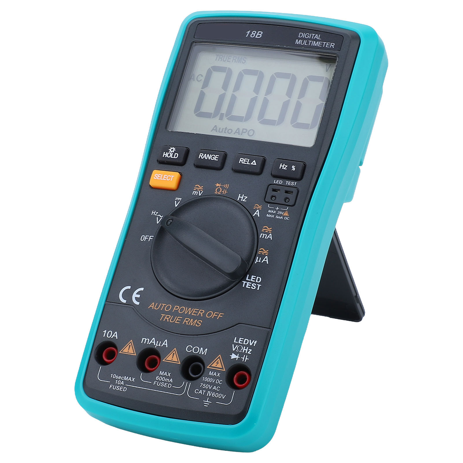 Digitales Multimeter Mit Verzögerter Hintergrundbeleuchtung, Hochpräzisem Voltmeter, Überlastschutz Und Elektrischem Prüfgerät