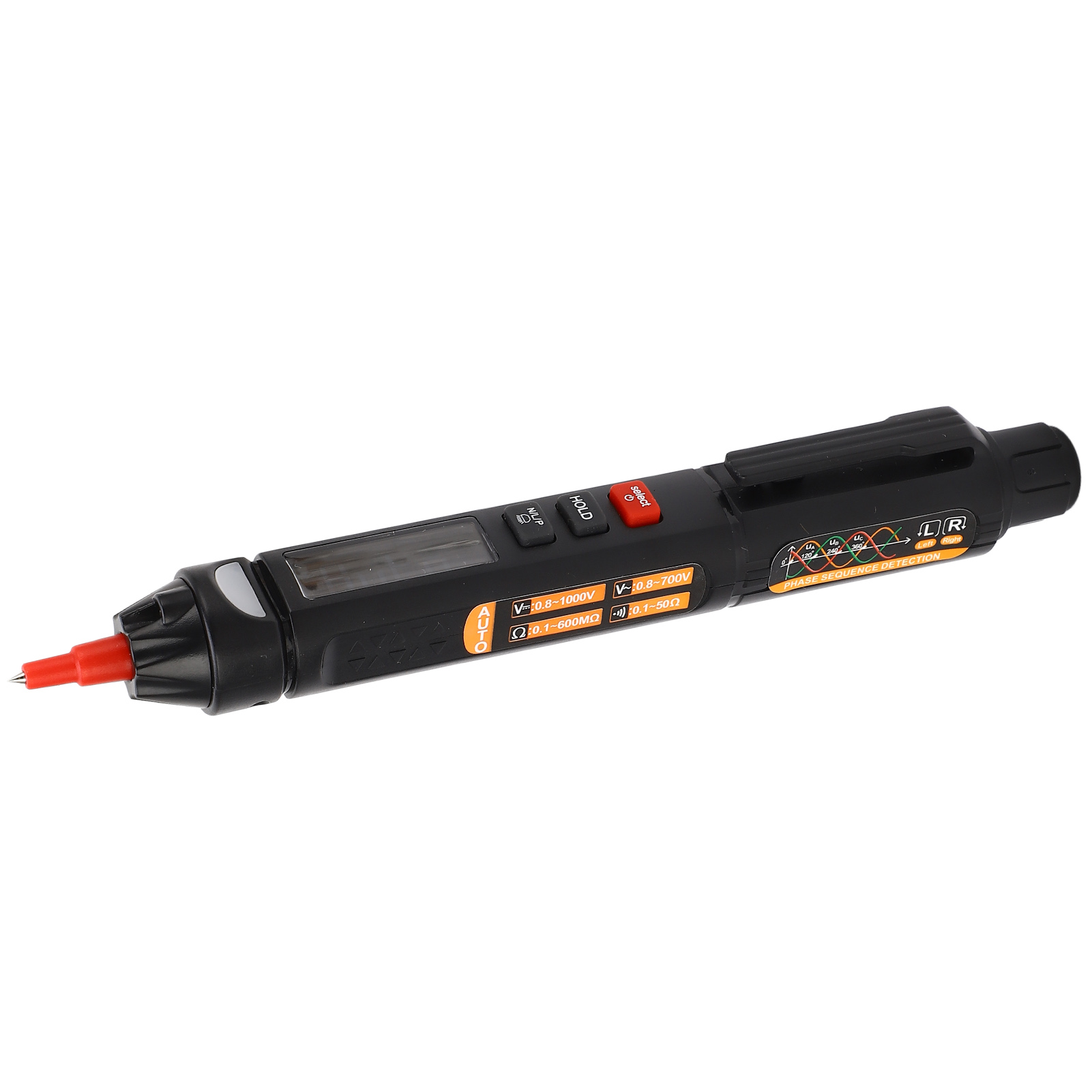 Digitales Stiftmultimeter Zur Messung Von Wechsel- Und Gleichspannung, Kapazität, Temperatur Und Voltmeter (kontaktlos, Sprachsensor)