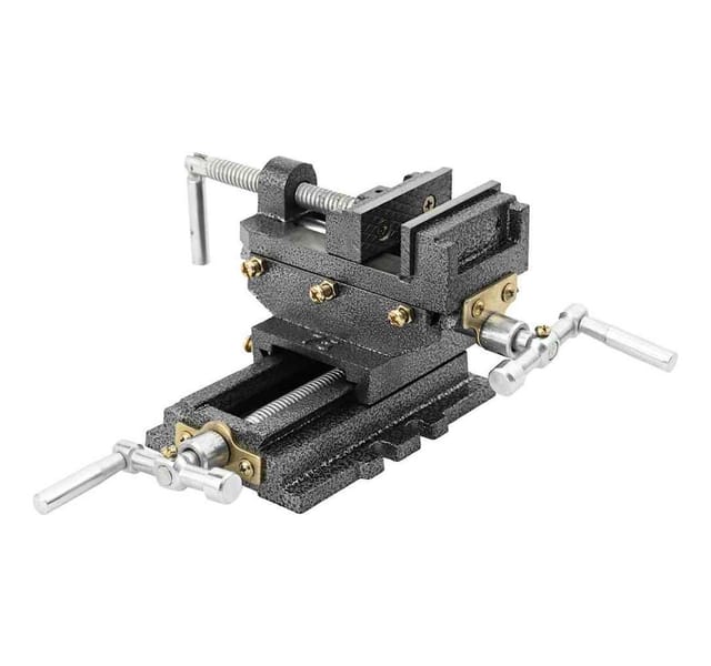 Schraubstock Kreuztisch Handbetrieben 70 mm Vidaxl