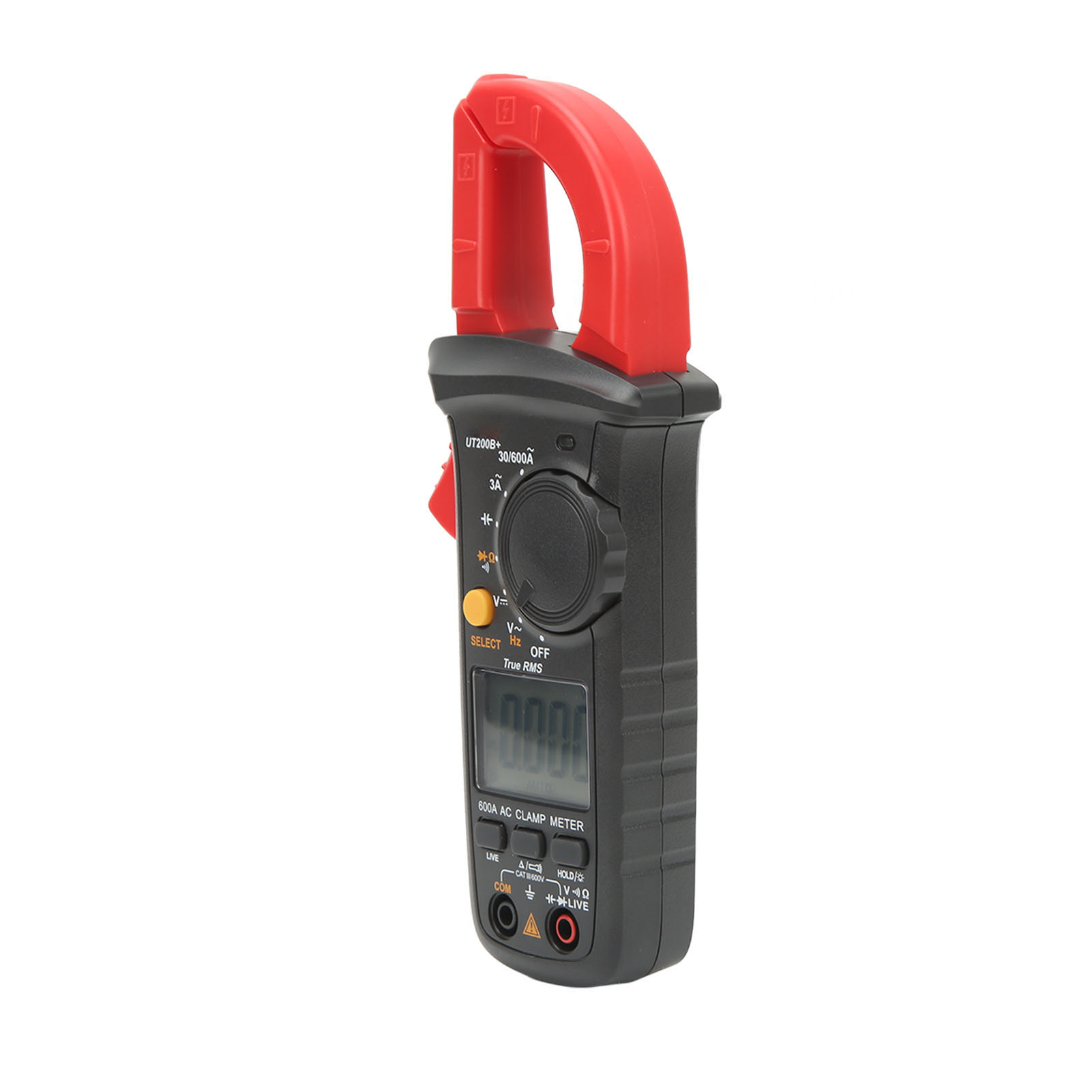 Digitales Zangenmultimeter Zur Messung Von Wechsel- Und Gleichspannung, Strom, Widerstand Und Kapazität