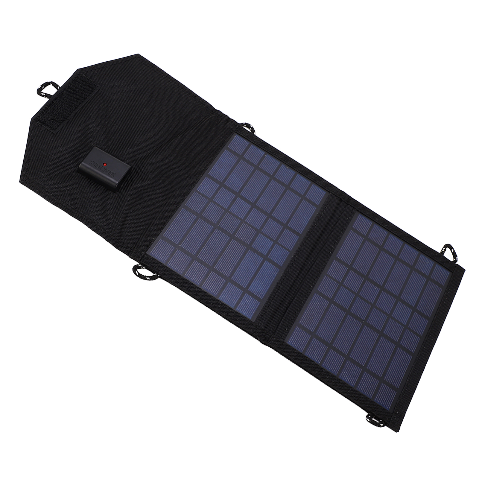 7-w-solarpanel, 5-v-2-a-usb-ladegerät, Faltbar, Tragbar, Für Outdoor-camping, Stofftasche