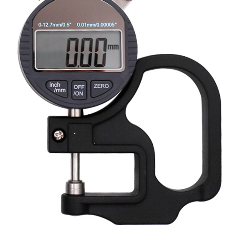 Digitales Dickenmessgerät 0–12,7 Mm, Messmikrometer Für Papier Und Folie, Genauigkeit 0,01 Mm, Prüfwerkzeug