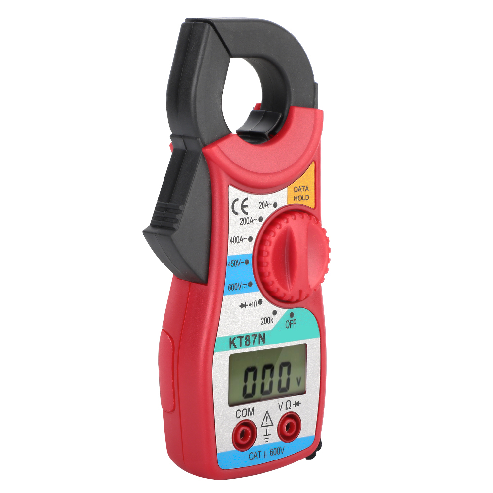 Kt87n 600v Ac/dc Digitales Stromzangenmessgerät, Messbereich 20-400a, Digitalmultimeter Mit Lcd-anzeige