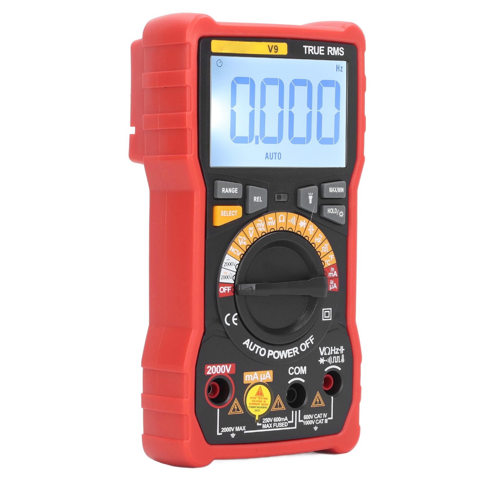 2000v Digitalmultimeter Hochspannungsprüfer Voltmeter Amperemeter Ncv-messgerät