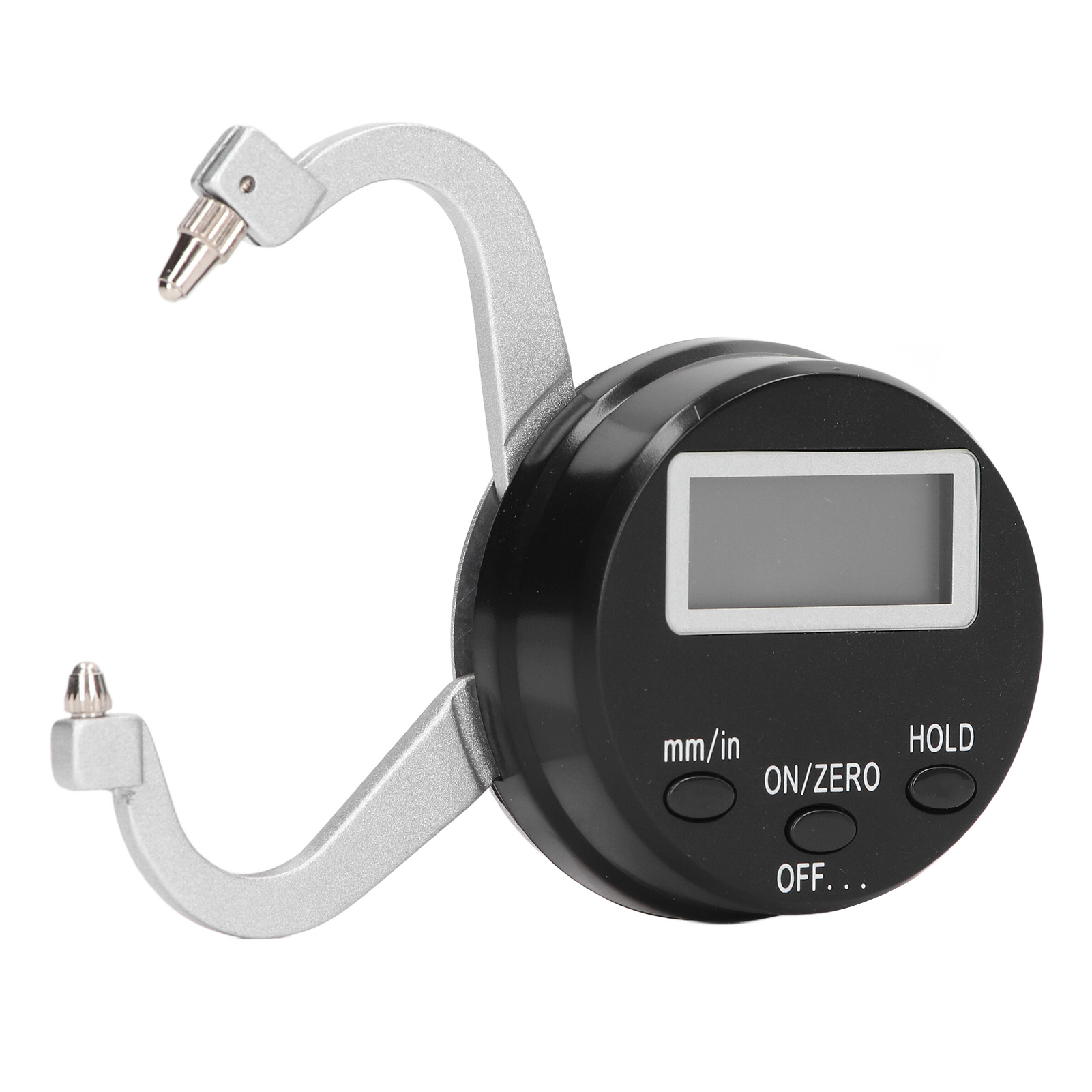 Digitales Metalldickenmessgerät 0-25 Mm, Messinstrument Mit Doppelt Gebogenem Arm