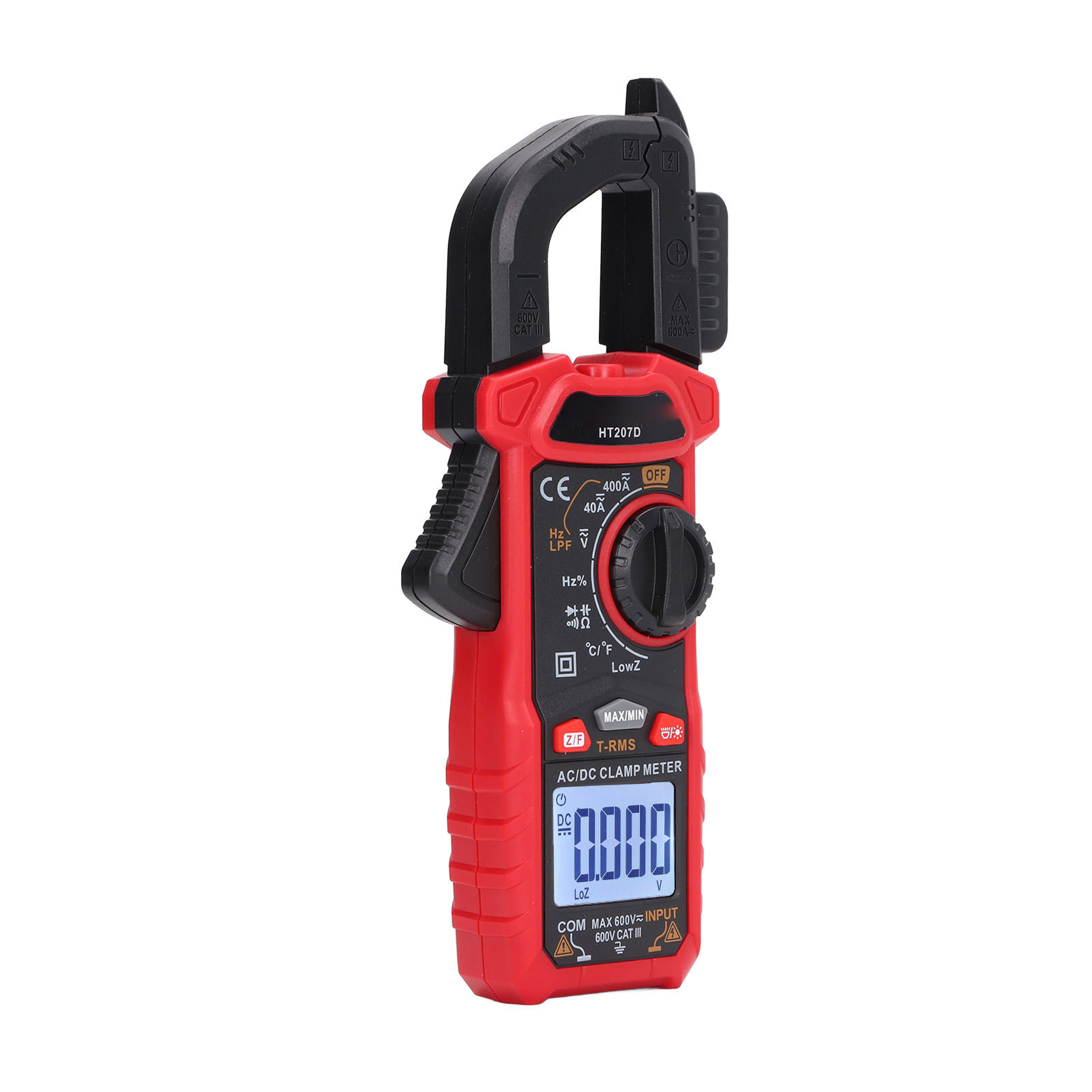 Digitales Zangenamperemeter, Multimeter, Voltmeter, Ac/dc-tester, Temperaturmessung, Kapazitätsmessung, Widerstandsmessung, Dioden