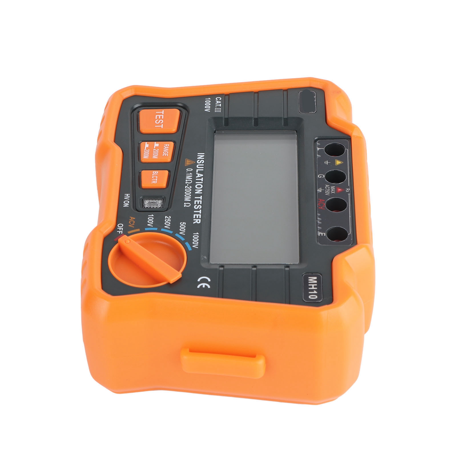 Digitales Multimeter, Erdungs-megaohmmeter, Isolationsprüfer, Hochpräzise Mh10 Orange