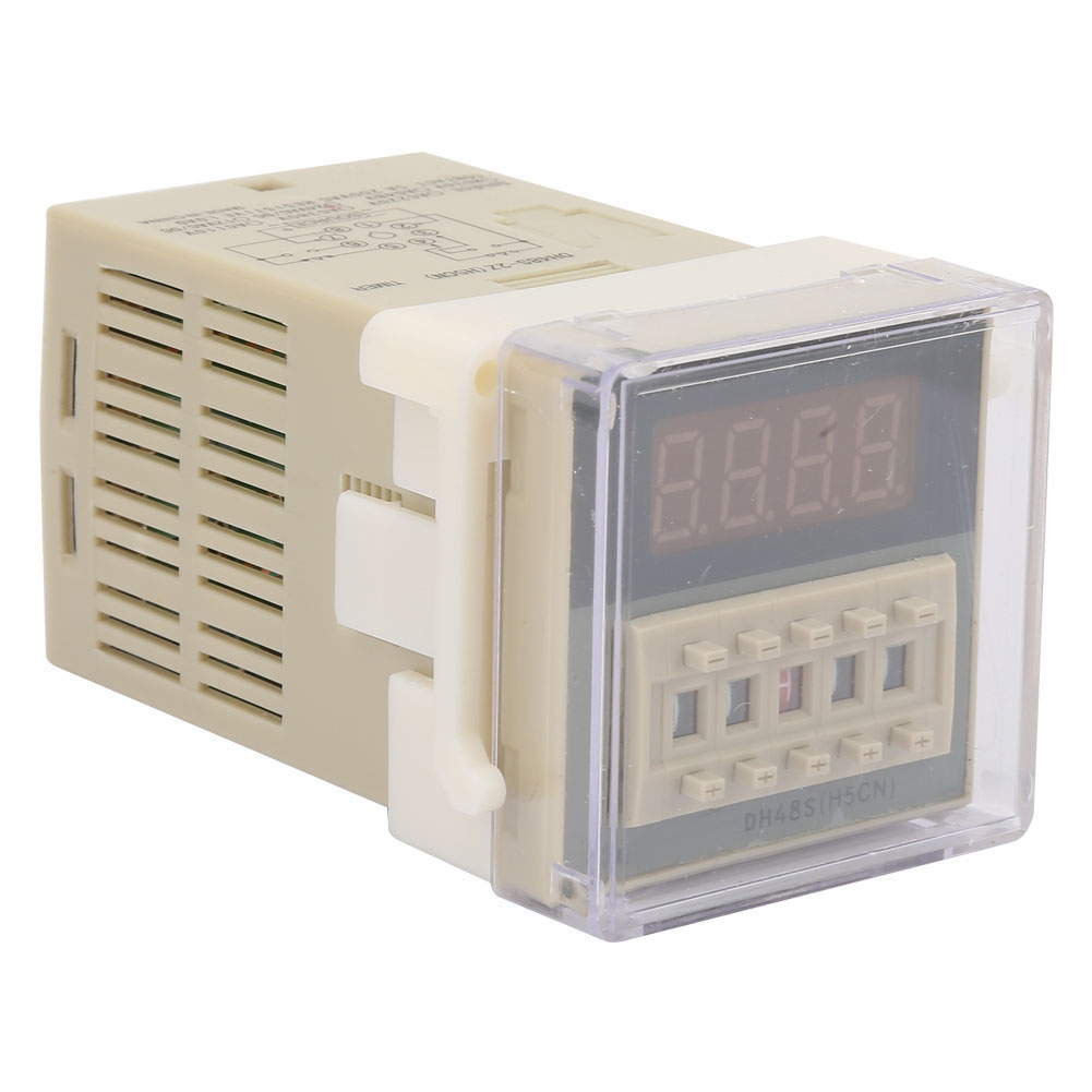Lcd-zeitverzögerungsrelais Dh48s-2z, 8 Pins, 0,01s-9999h, 220 V Ac