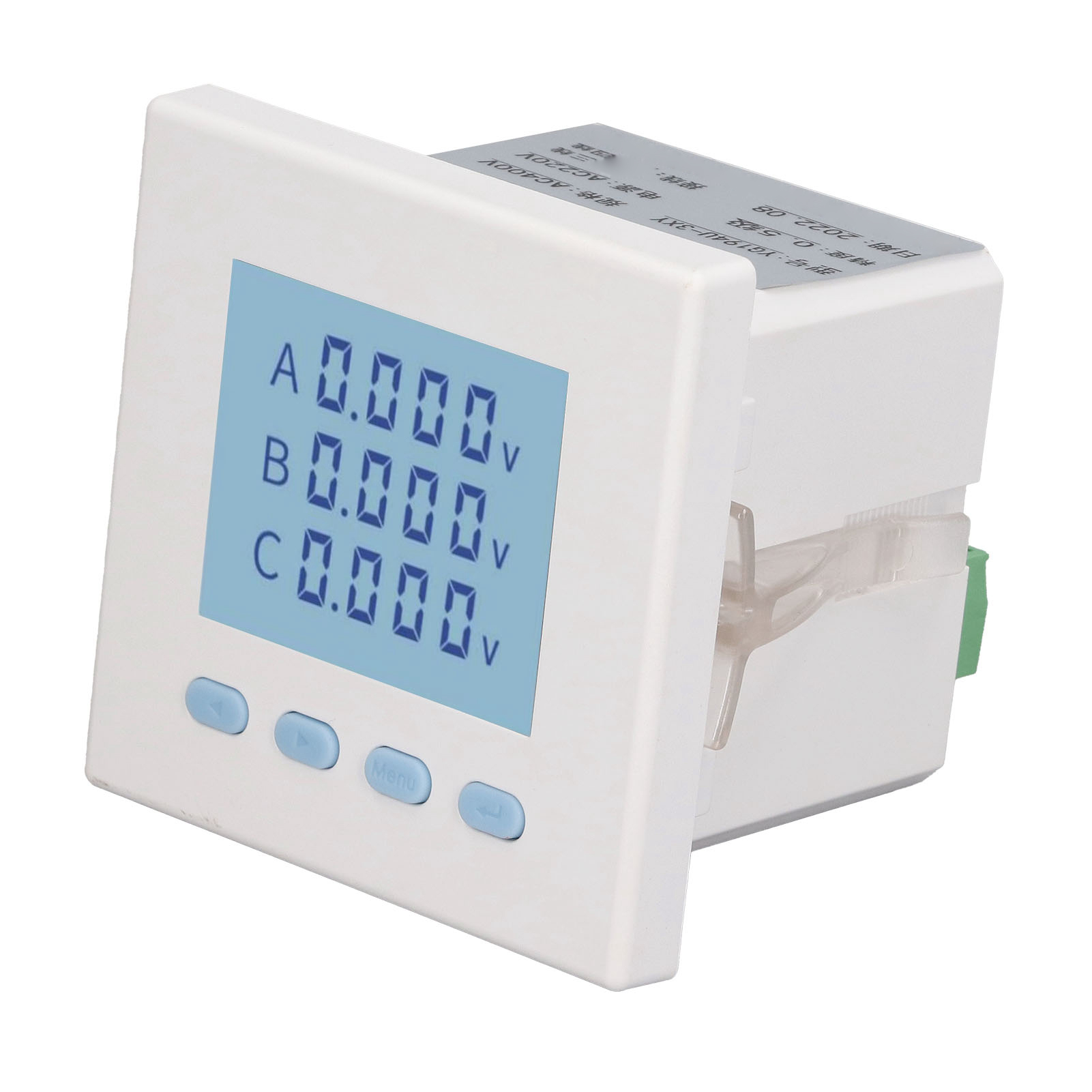 Dreiphasen-digitalvoltmeter Mit Lcd-anzeige, Wechselstrom 400 V, 220 V Eingangsspannung