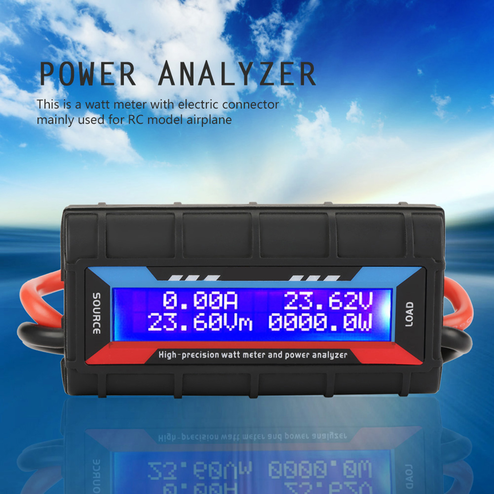 Präzisions-voltmeter-amperemeter 8v-60v 130a Leistungsanalysator Für Modellflugzeuge