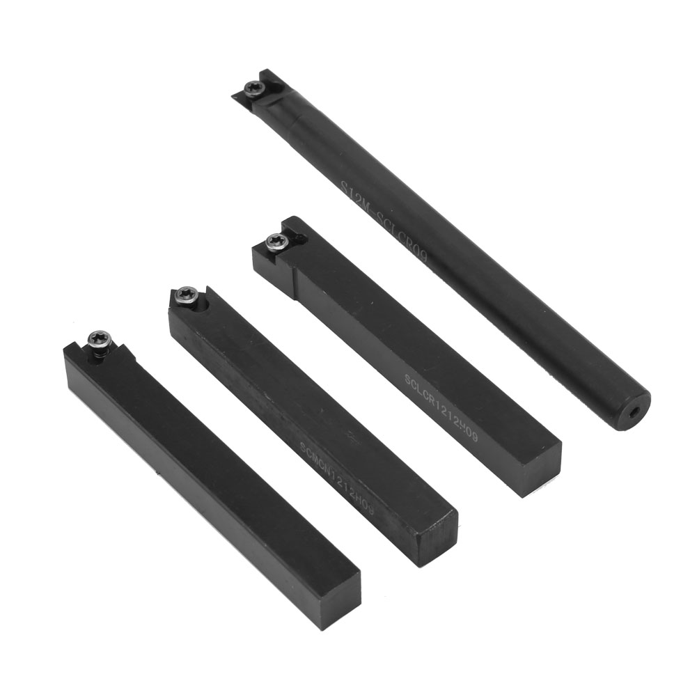 Satz Von 10 S12m Drehwerkzeughaltern Sclcr09 Sclcr1212h09 Sclcl1212h09 Scmcn1212h09 Mit Hartmetalleinsätzen