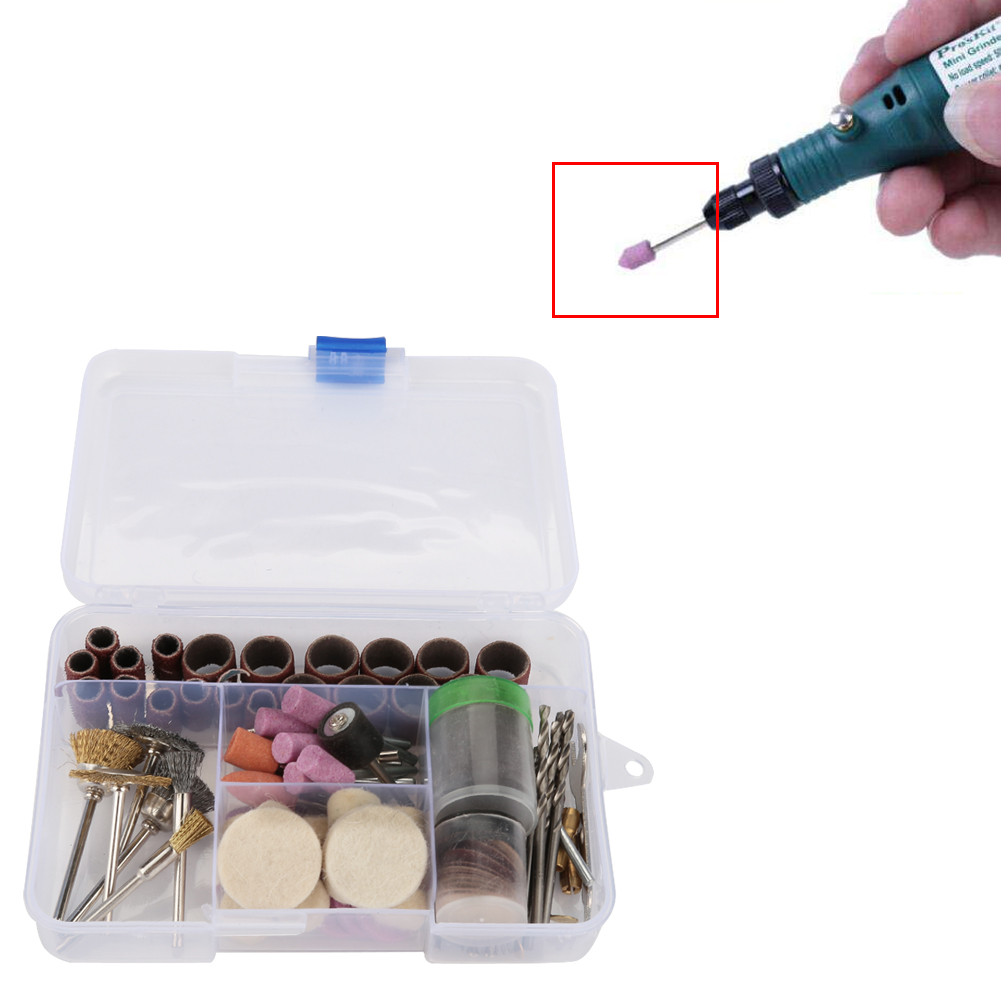 180-teiliges Set Mini-elektro-drehschleifer, 130 W, 110/220 V, Mit Flexibler Welle Und Zubehör, Eu-stecker