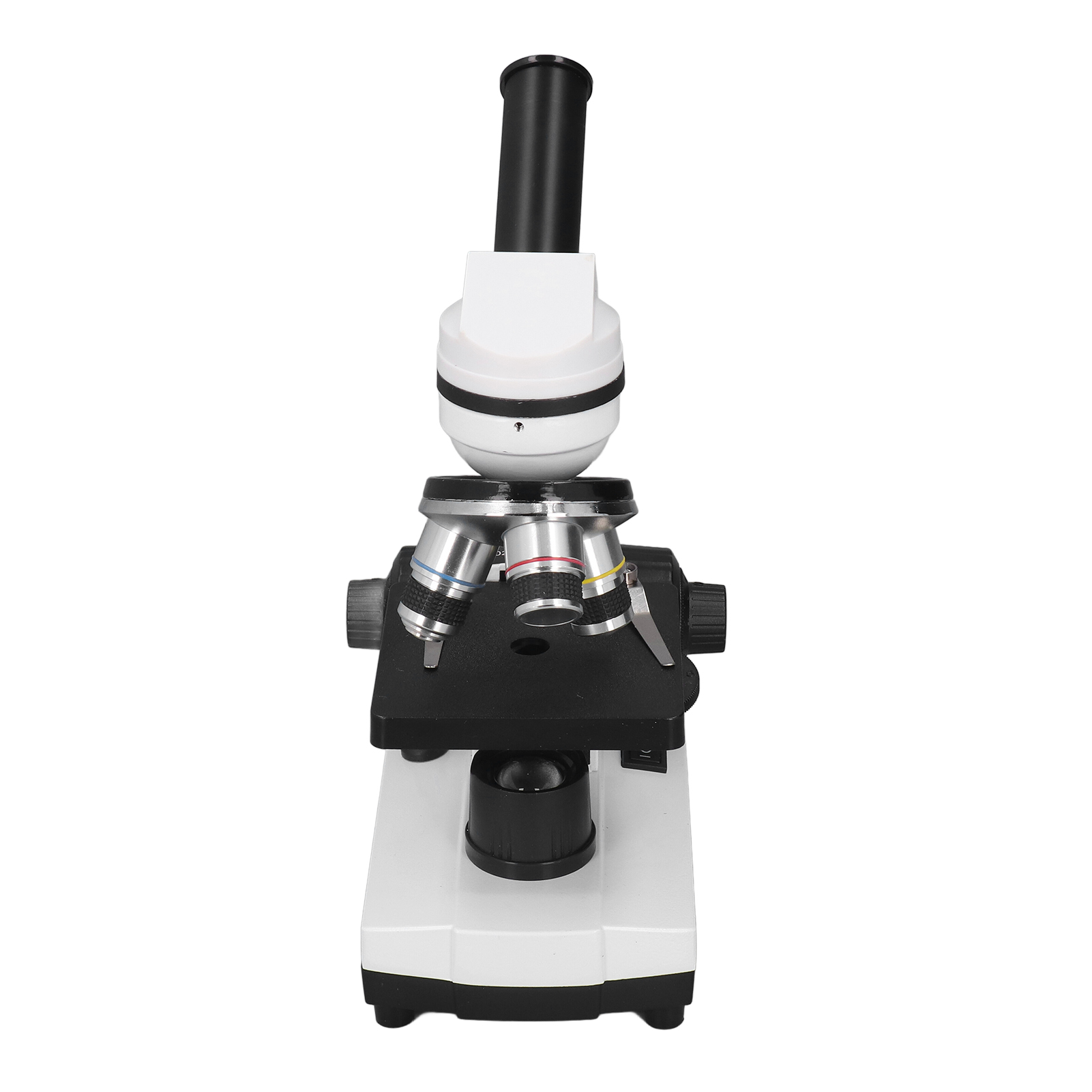 Monokulares Mikroskop (40x–640x), Zusammengesetztes Biologisches Mikroskop Für Labor- Und Bildungszwecke, Netzteil (100–240 V), Eu-stecker