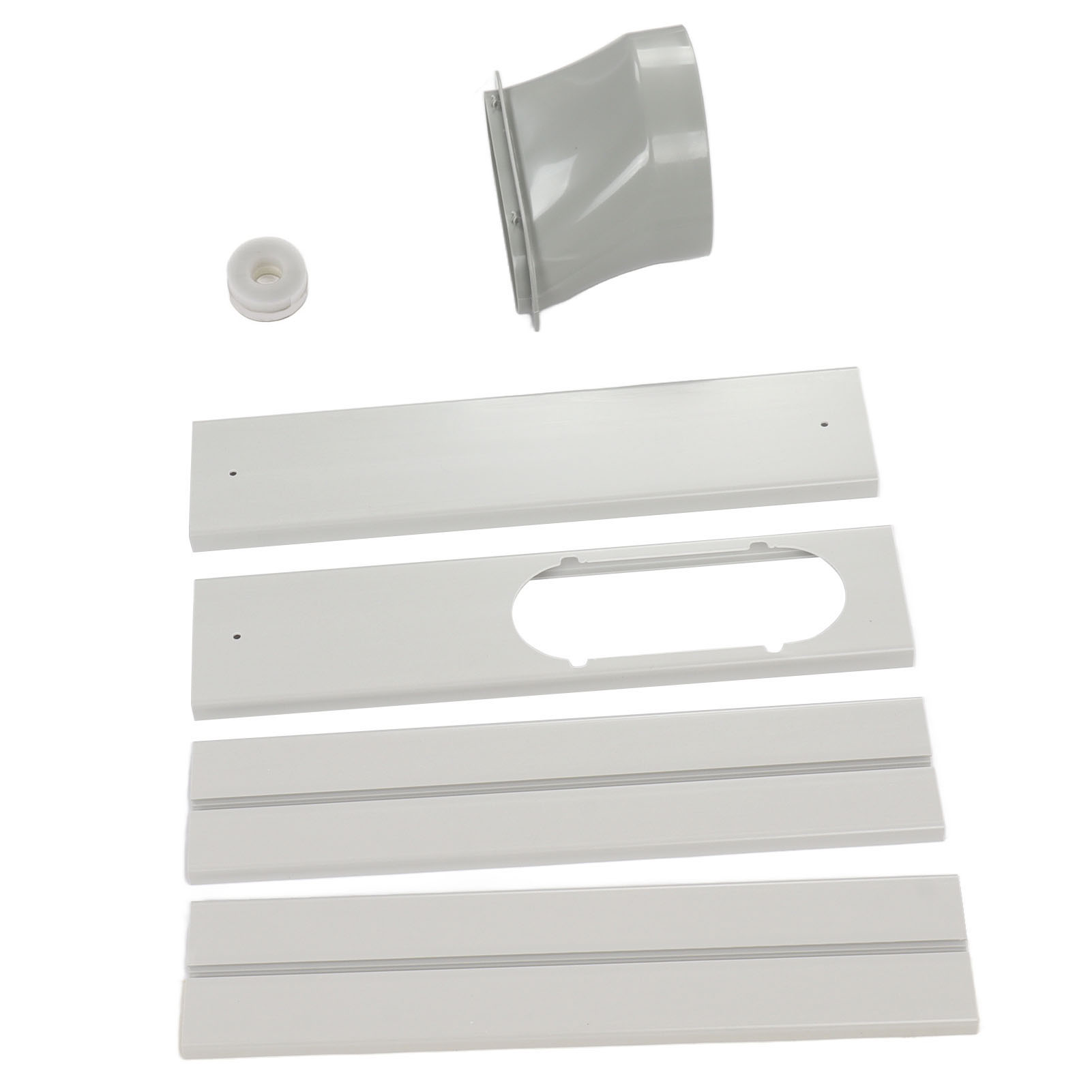 Verbessertes Fensterklimaanlagen-set, Nahtlose, Verstellbare Klimaanlagen-blende Für 150-mm-rohr