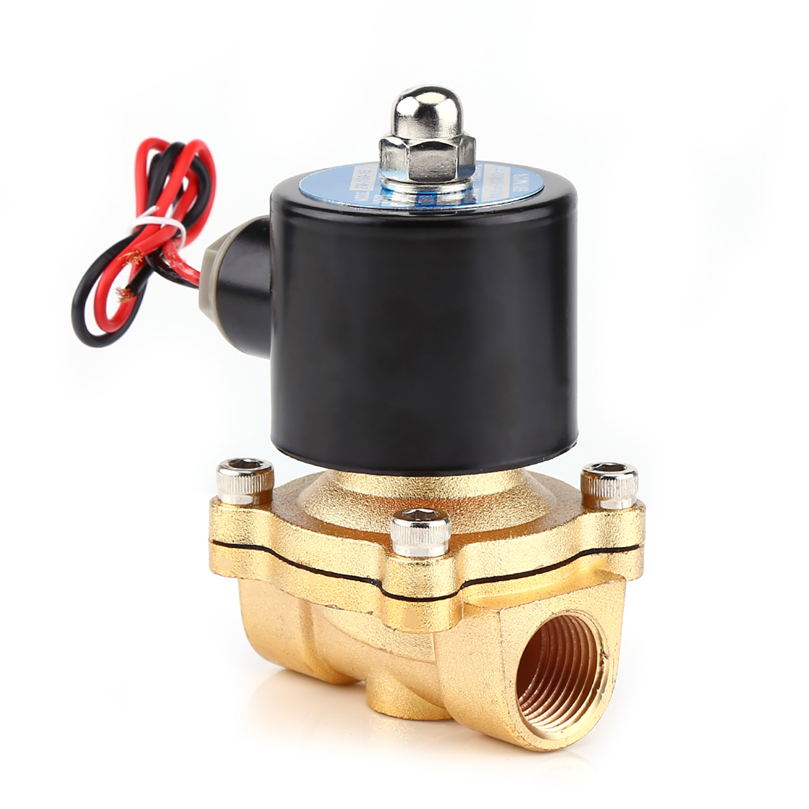 12v Dc 1/2" Magnetventil, Normalerweise Geschlossen, Für Wasser, Luft, Kraftstoff Und Gas