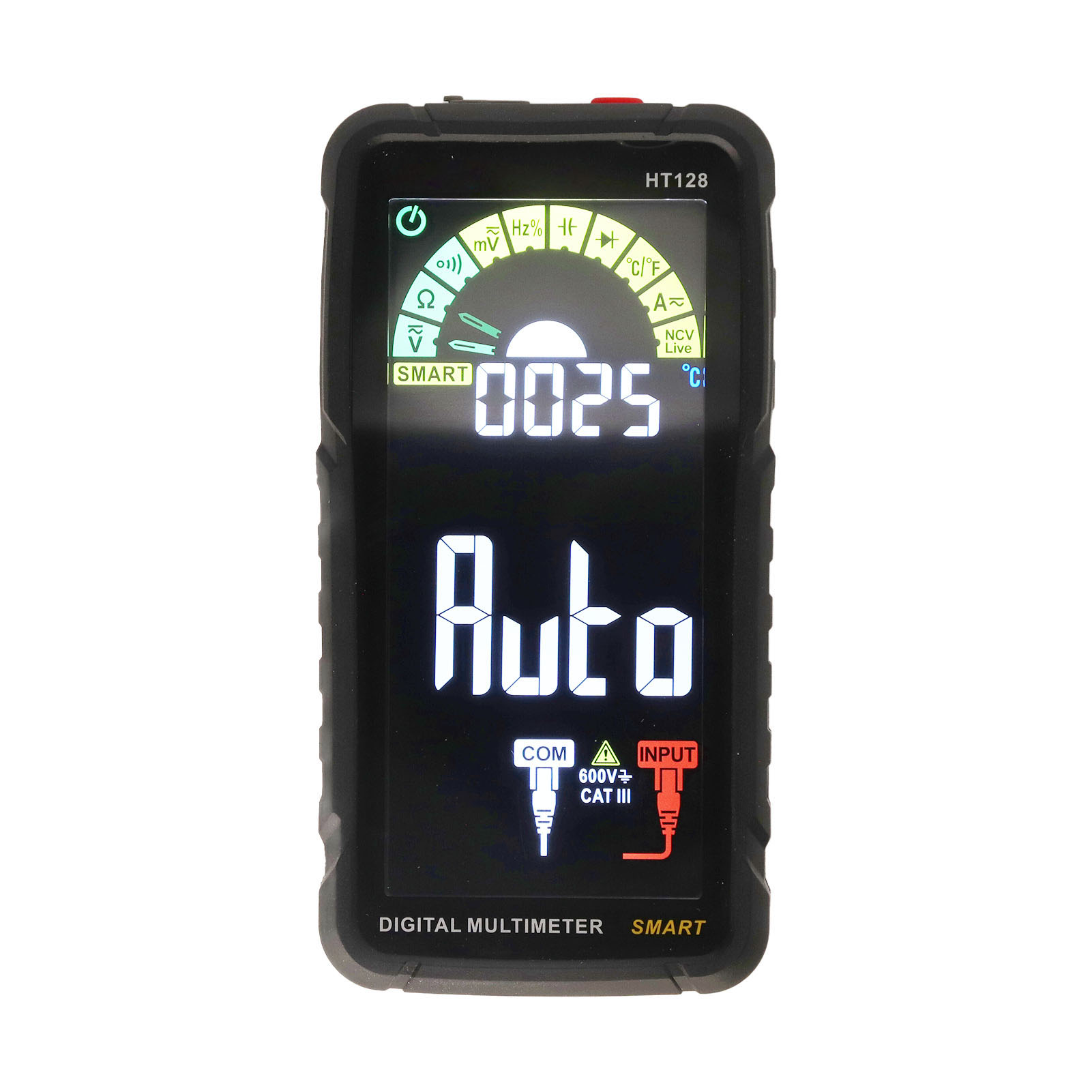 Tragbares Digitales Multimeter Mit Farb-lcd-bildschirm, Überhitzungsschutz, Voltmeter, Amperemeter Und Multifunktionsmessung Von Spannung Und Strom.