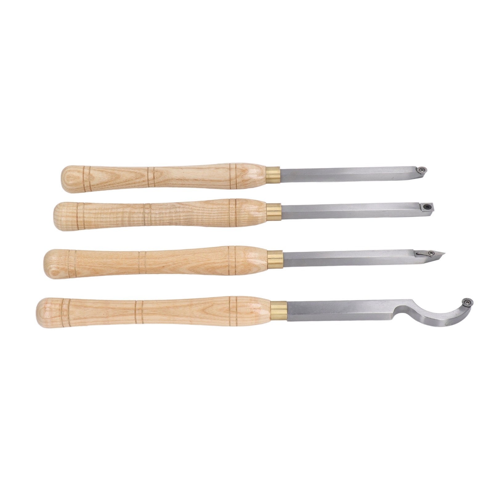 Set Mit 4 Drechselwerkzeugen, Abnehmbarem Holzgriff, Scharfer Klinge Aus Gehärtetem Legiertem Stahl Für Die Holzbearbeitung