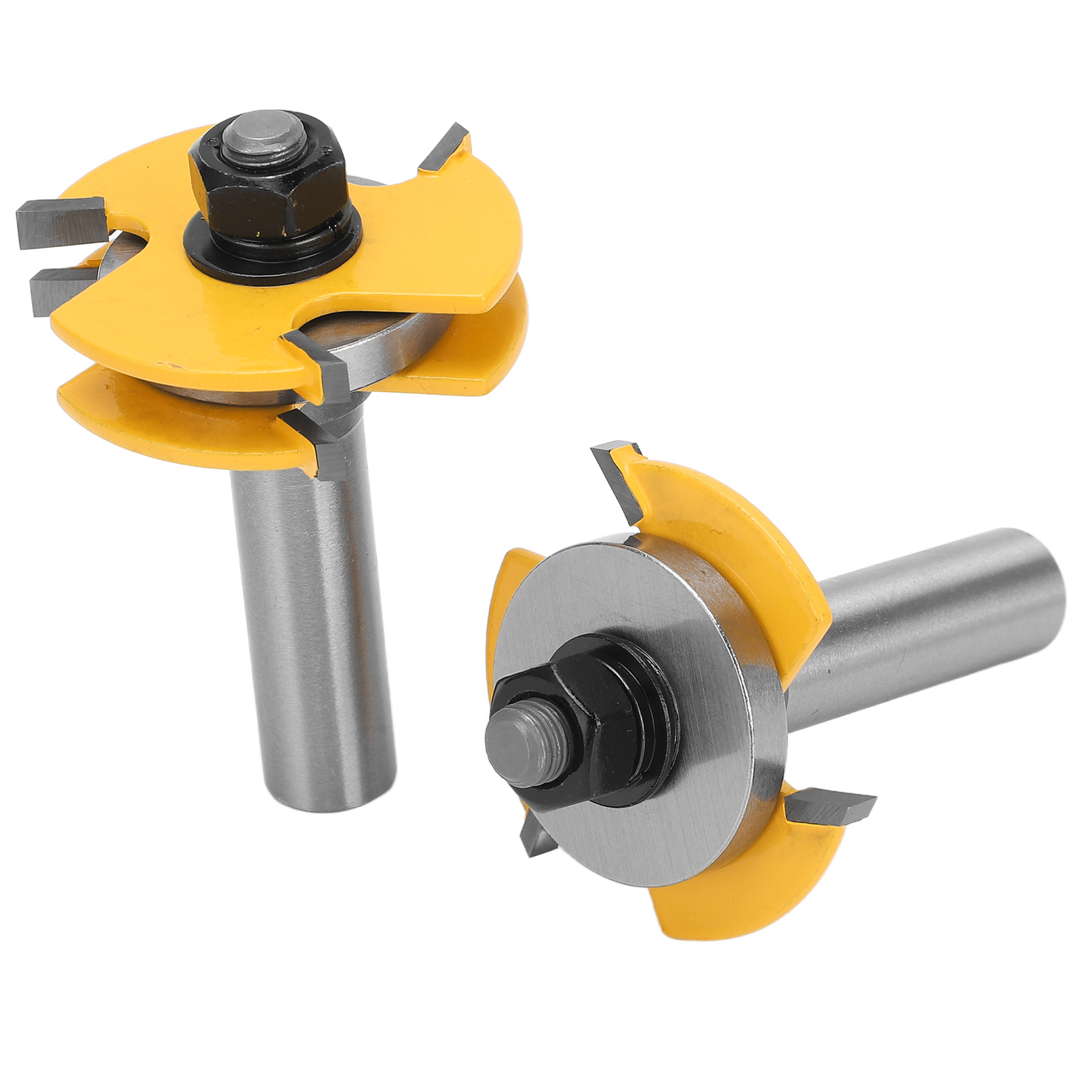 T-griff-zapfenfräser, 12,7 Mm Schaft, 3 Schneiden, Holzfräser, Nutenfräsen