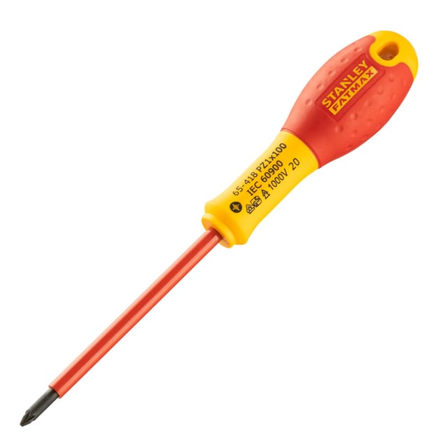 Schraubendreher FatMax isoliert PZ0 75 mm - Stanley