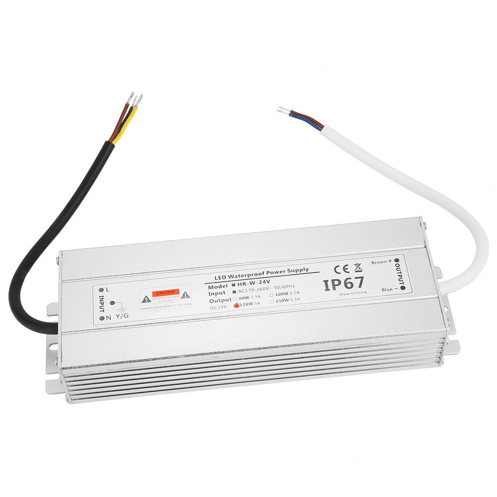 24v 120w 5a Adapter Für Led-streifen, Ip67 Wasserdicht, Netzteil-transformator