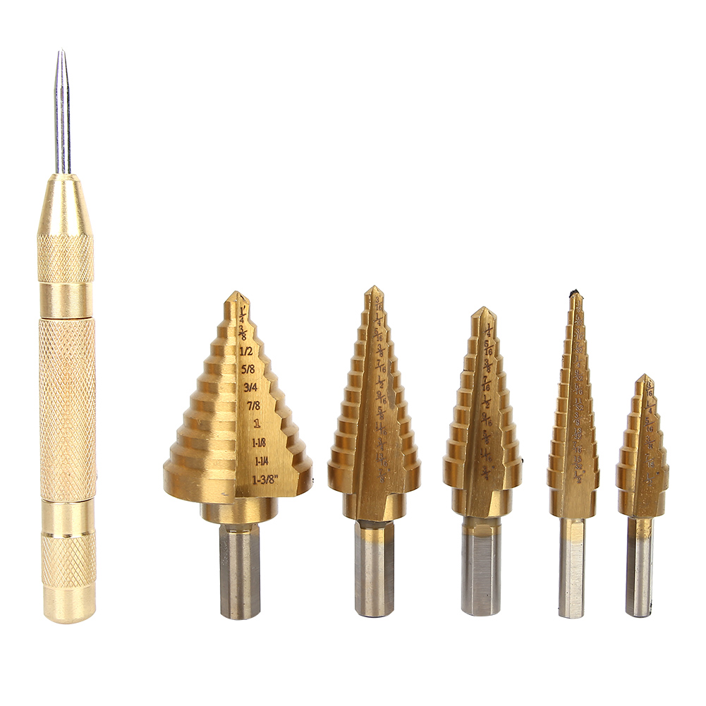Hss-titan-stufenbohrer, 1 Box, Mehrkomponenten-kegelbohrer