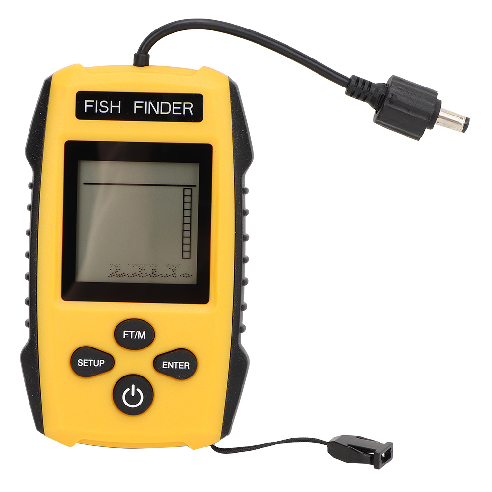 Tl88 Tragbares Fischfindergerät Mit Lcd-bildschirm, Tiefenmesser Und Sonarsensor