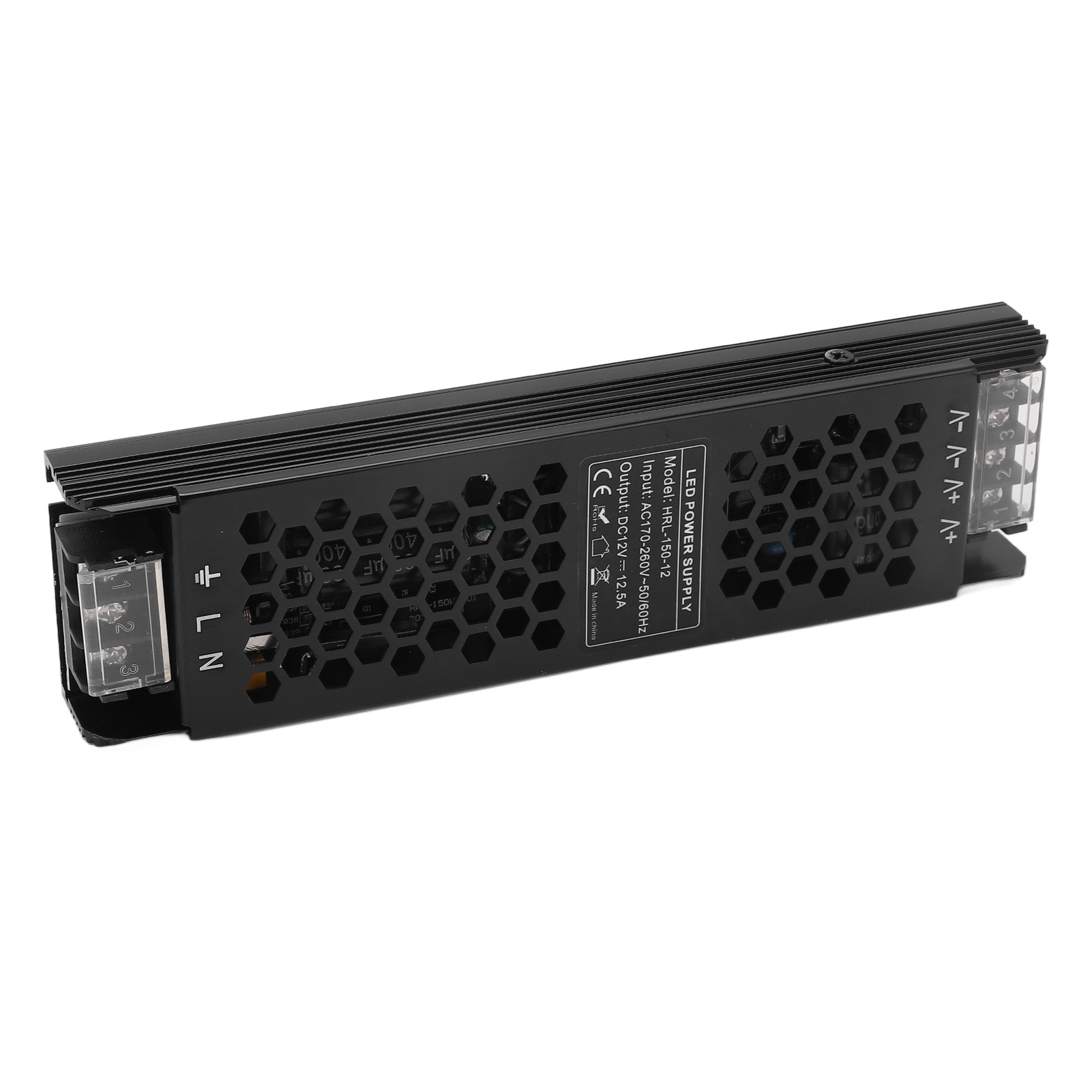 Ultradünnes 150-w-led-netzteil Mit Konstantspannung Und Effizienter Kühlung, Treiber Für Beleuchtung, Ac 170–260 V, Dc 12 V