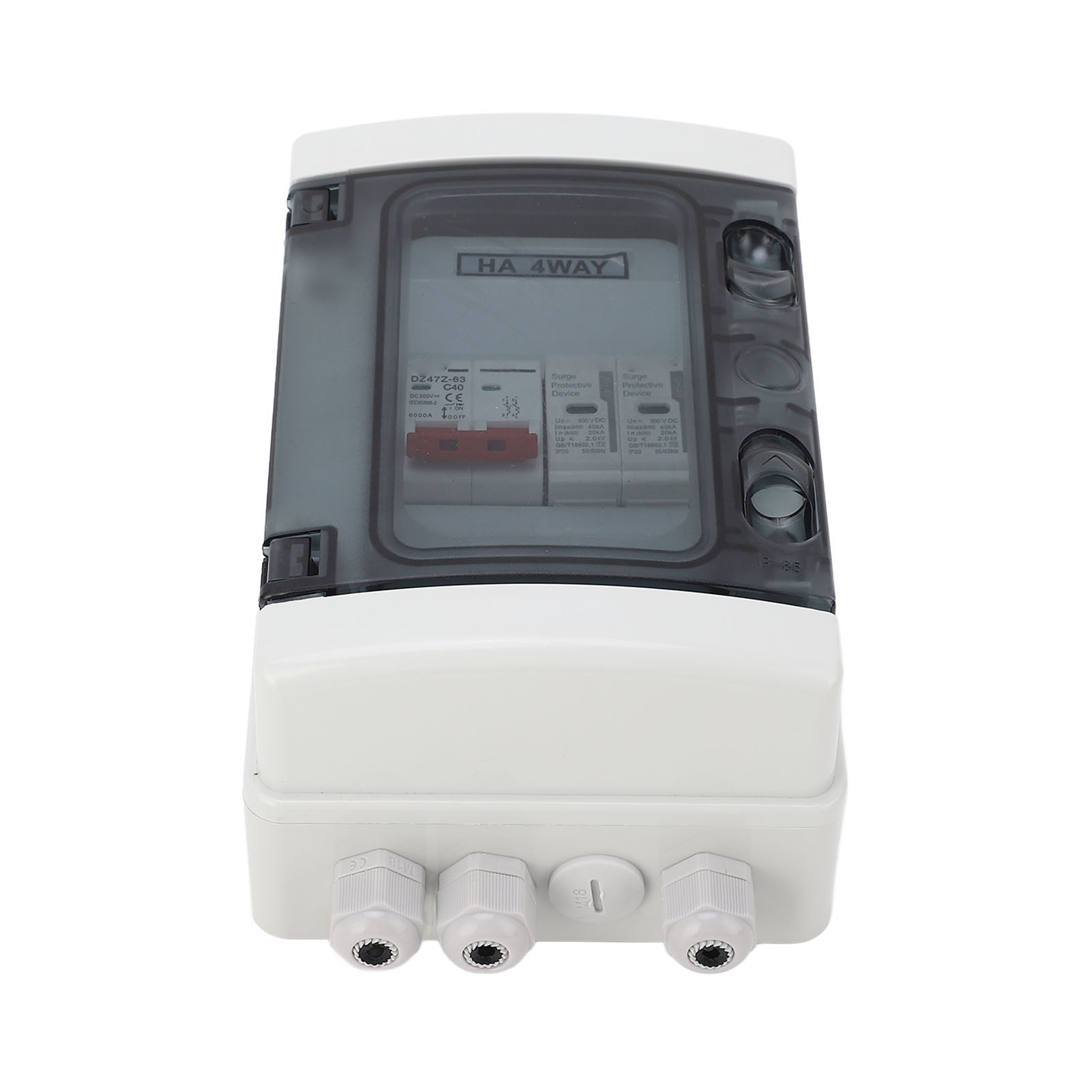 Mcb 40a Leitungsschutzschalter, Schutzschalter, Trennschalter, Wasserdichter Verteilerkasten, Dc 500v Außenbereich