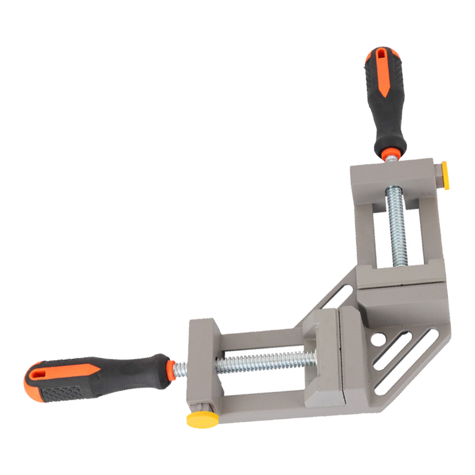 Verstellbare, Rutschfeste Rechtwinklige Klemme Für Holz, Aluminium Und Stahl Mit Doppelgriffen.