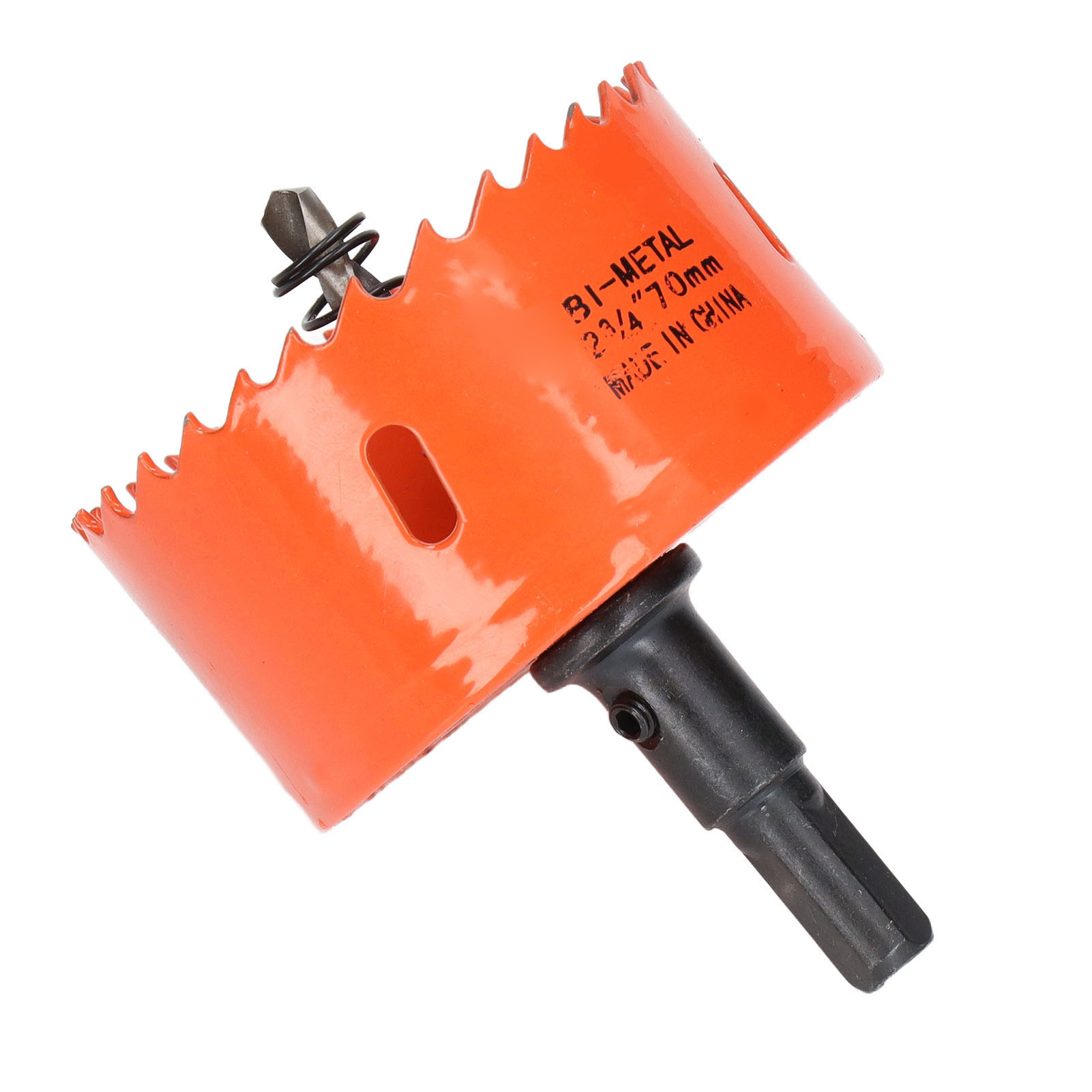 Hss-bimetall-lochsäge Mit Robustem Bohrfutter, 70 Mm, Für Holz, Pvc Und Metall, Ideal Für Cornhole-paneele