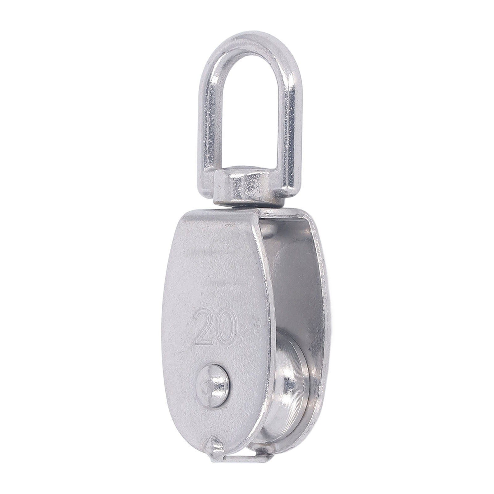 Drehbare Edelstahlrolle M20, Tragfähigkeit 75 Kg, 6 Stück Mit M7-federhaken, Kugellager