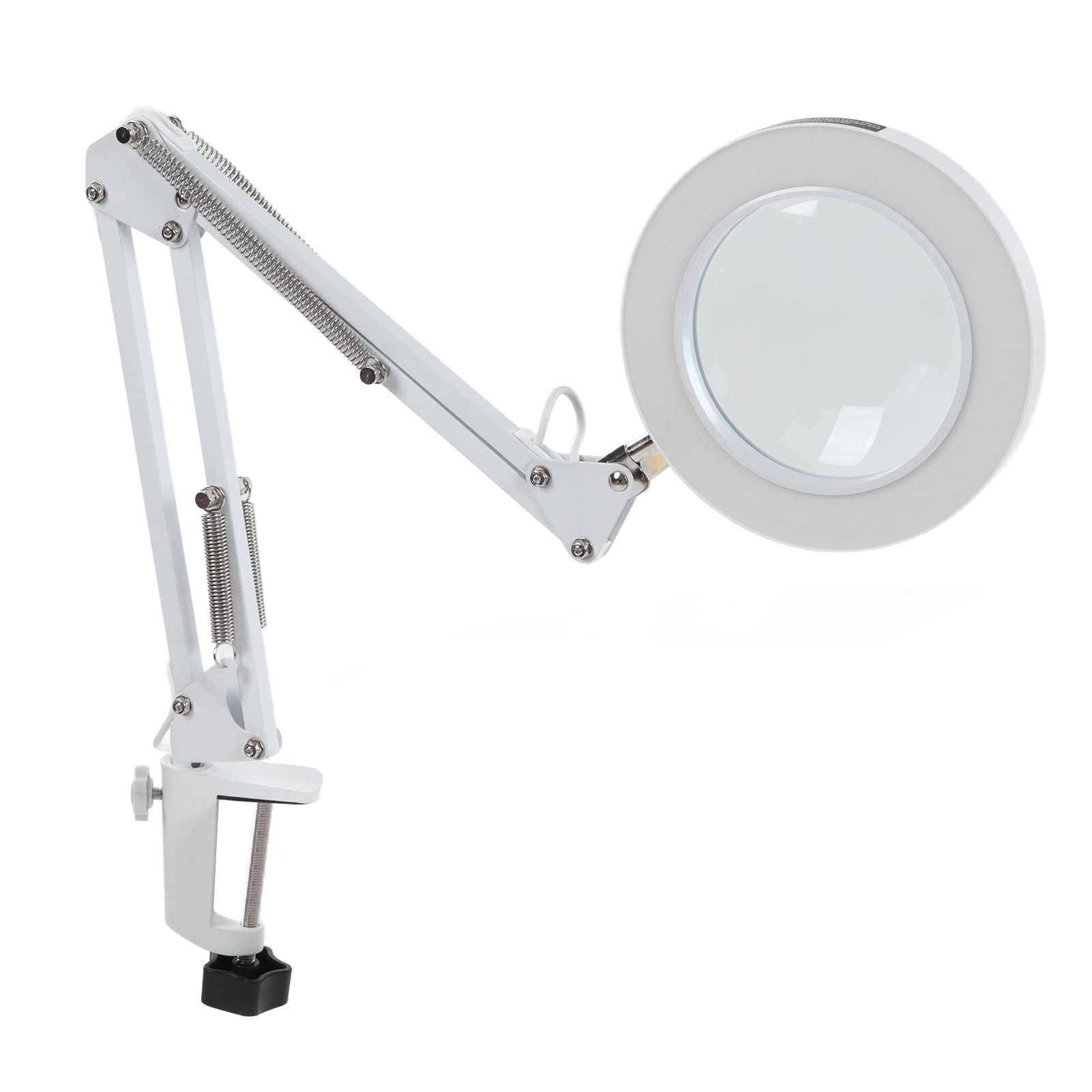 Handliche Led-lupe Mit Einstellbarer Beleuchtung, 3 Farbtemperaturen, 11 Helligkeitsstufen, 5-facher Vergrößerung, Faltbar Mit Clip