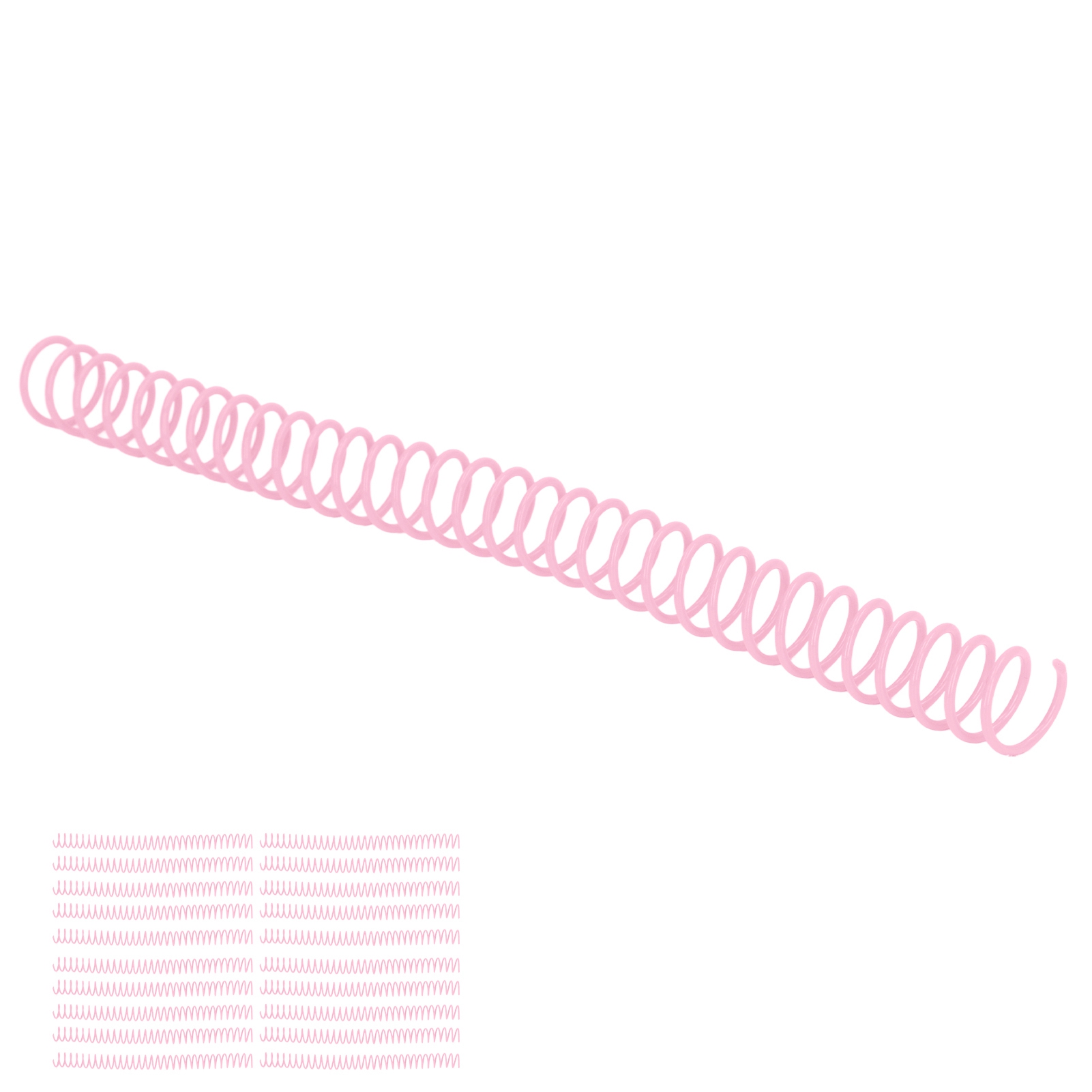 Packung Mit 20 Spiralbindungen, 19 Mm (3/4 Zoll), 30 Löcher, Für A4/a5-notizbücher, Rosa