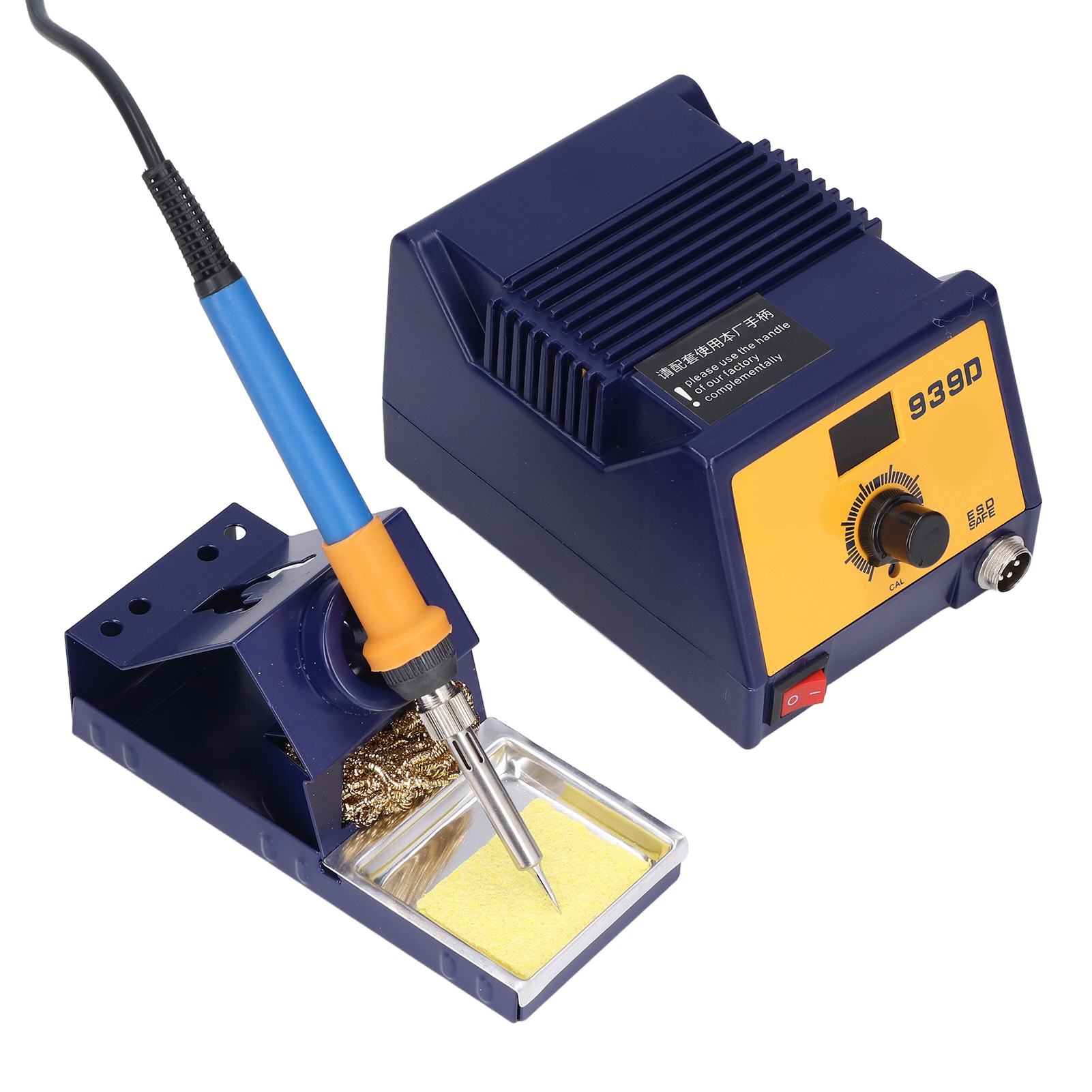Digitale Lötstation Mit Digitalanzeige, Einstellbarer Temperatur, 90-w-lötkolben, 110–220-v-eingang, Eu-stecker