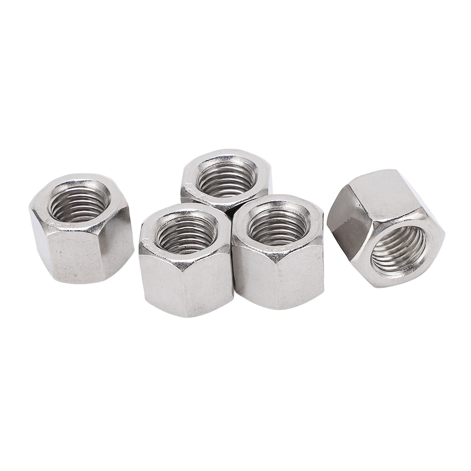M16 Edelstahl-verbindungsmuttern, 5er-pack, Korrosionsbeständig, Robust, 6-seitig, Langlebiges Befestigungsset