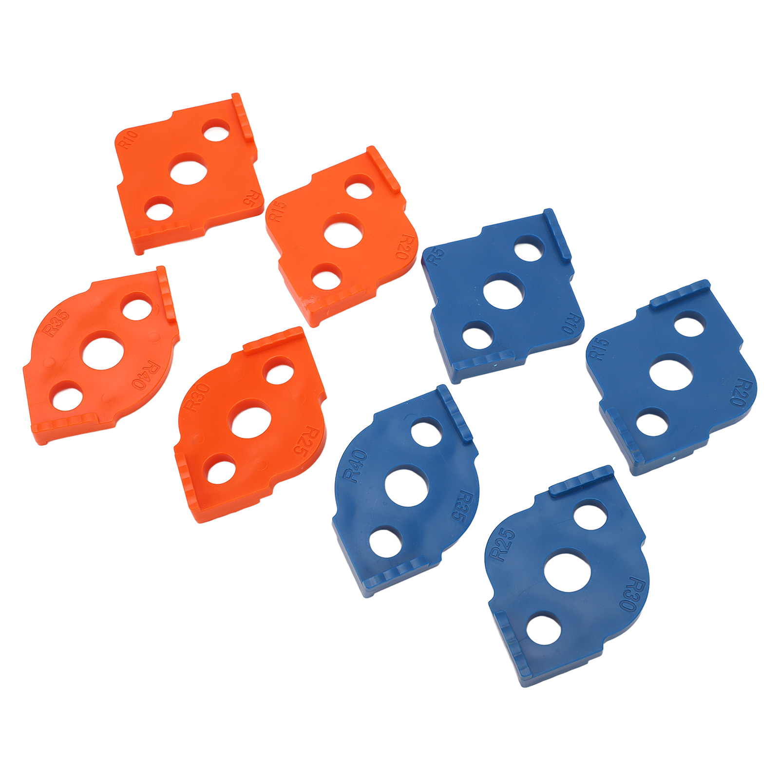 Set Mit 8 Abs-fräsvorrichtungen Für Winkel Mit Radiusvorrichtung, Winkelpositionierer Für Die Holzbearbeitung
