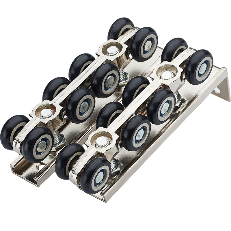 Set Aus 2/4/5-zoll-holzschiebetürrollen, Schiebetürschienenritzel, Aufhängebeschlägen Und 8 Rollen
