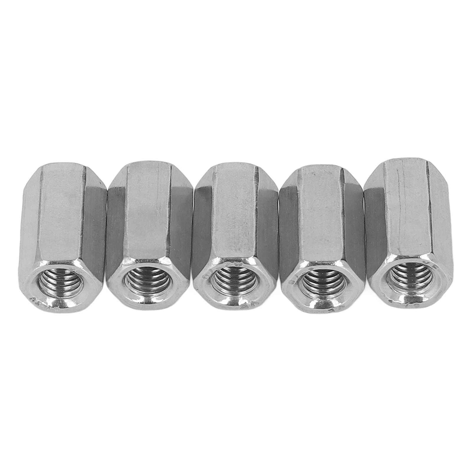 20-teiliges Set Aus Sechseckigen Verbindungsmuttern, Edelstahl 304, Langes Feingewinde, Wartungsteile