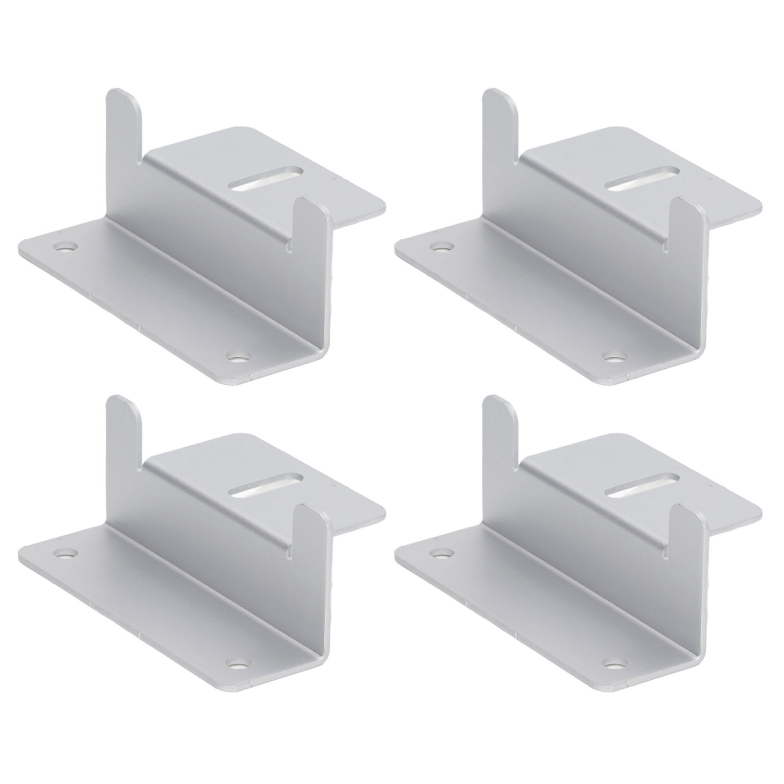 4-teiliges Aluminium-solarträgersystem, Z-förmiges Befestigungsset Für Photovoltaikmodule, Geeignet Für Wohnwagen, Boote, Wand-, Dach- Und Netzunabhängige Installationen.