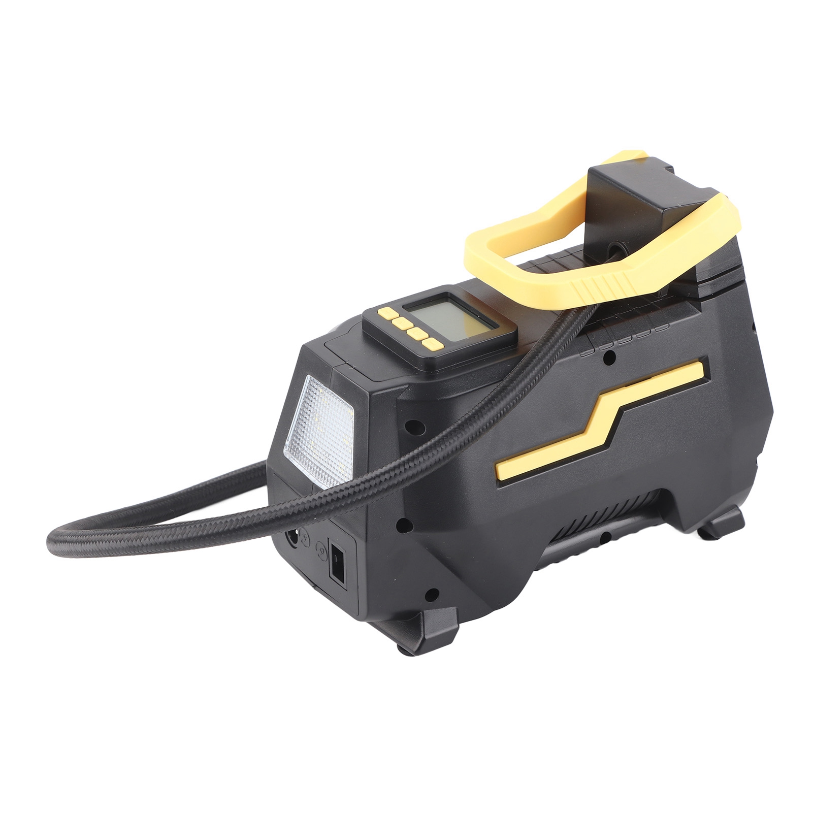 Tragbarer 12-v-autoreifenfüller, Zweizylinder-luftkompressor Mit Led-leuchte, 110–240-v-eu-stecker