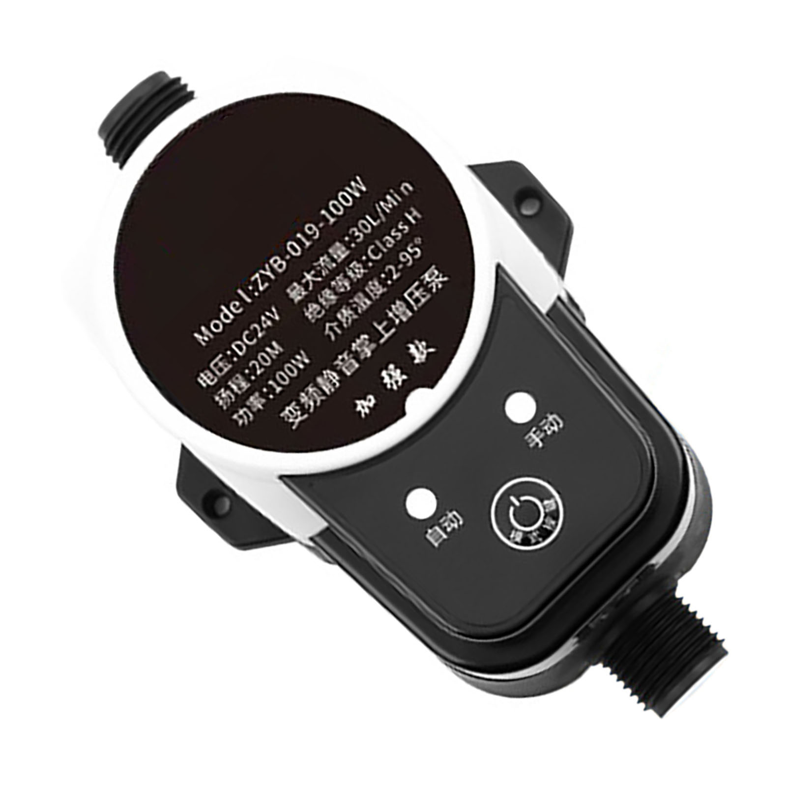 Mini-druckerhöhungspumpe, 1 Mpa, Automatische, Wasserdichte Und Geräuscharme Wasserpumpe, 24 V Dc, Für Den Hausgebrauch, Solarbetrieben, Us-stecker