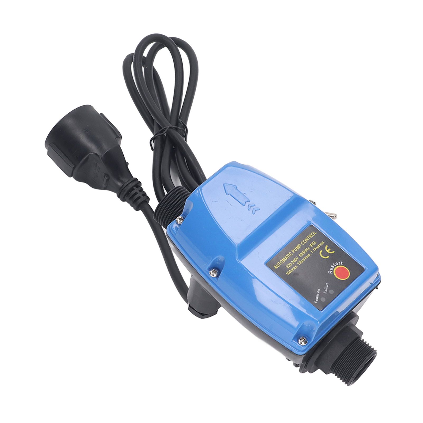 Automatische Druckerhöhungspumpe 1,1 Kw (145 Psi) Für Den Hausgebrauch, Selbstansaugend, Schutzart Ip65, Mit Durchflussschalter, 220–240 V Eu-stecker