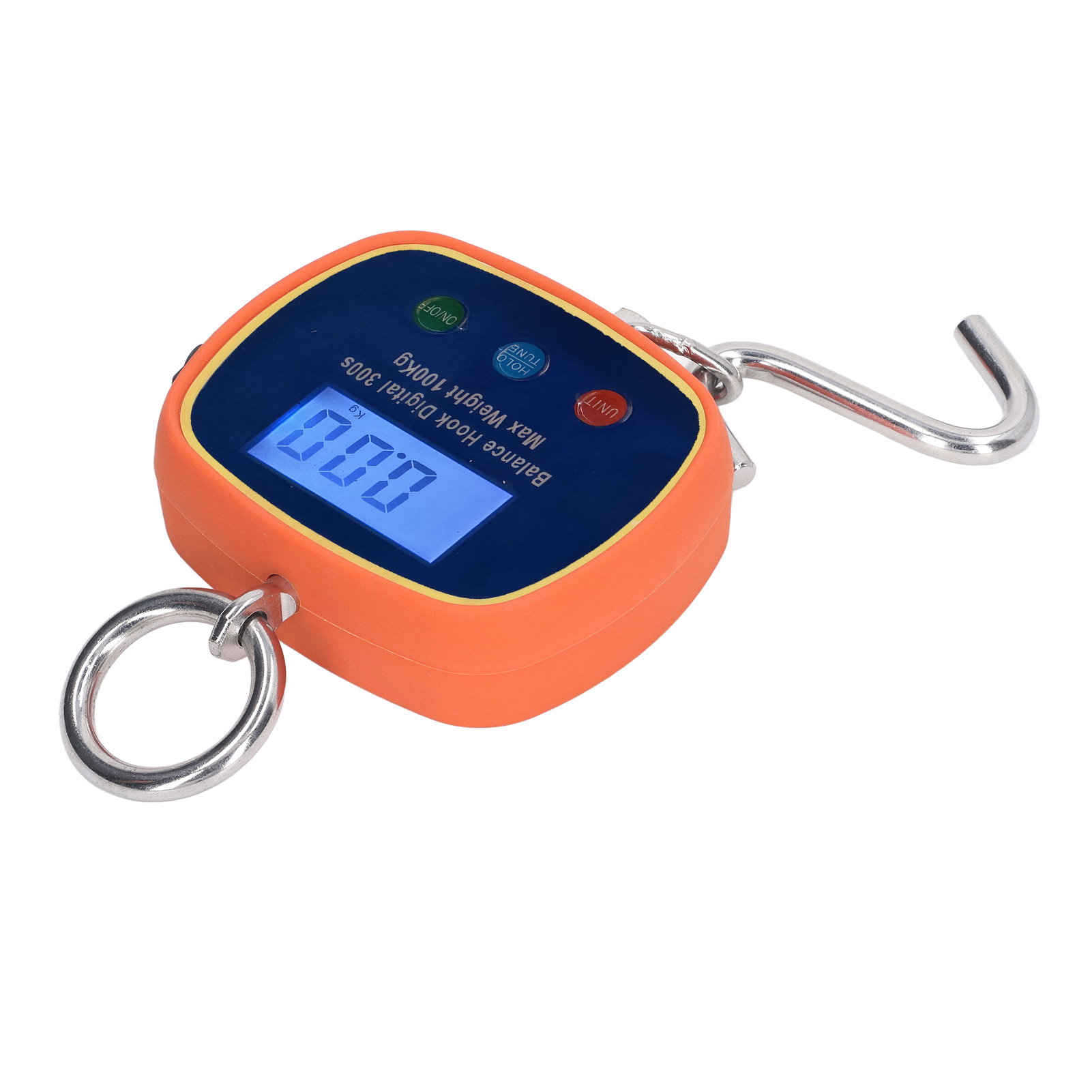 Digitale Lcd-hakenwaage, Tragbare Mini-hebewaage, Max. Tragkraft 100 Kg/220 Lb, Digitalanzeige, 90–240 V