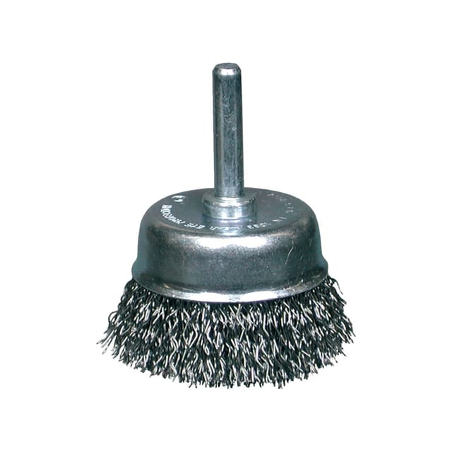 Topfbürste Stahld. 6mm 75mm grob gewellt Osborn