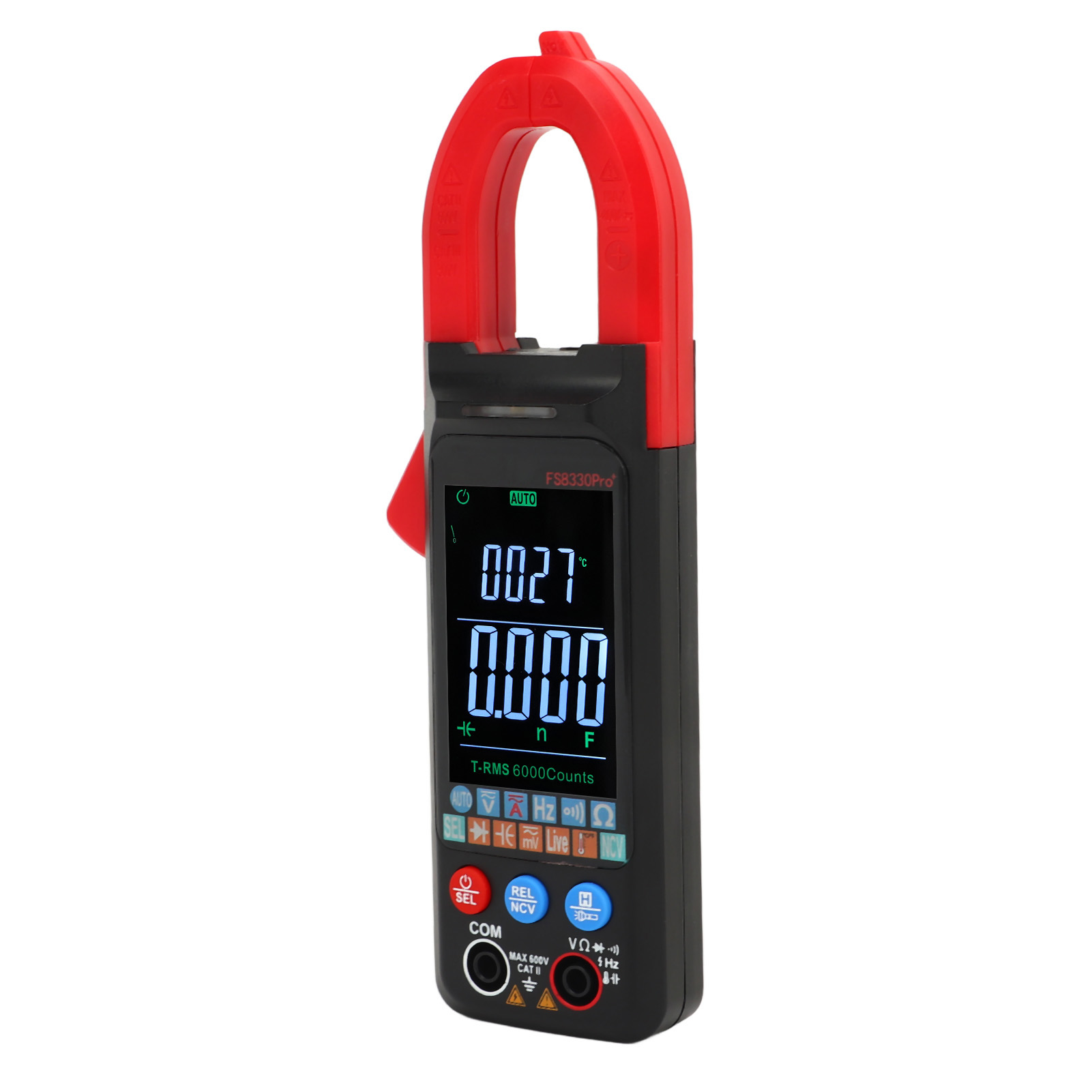 Digitales Stromzangenmessgerät Mit Automatischer Bereichswahl, Ac/dc-voltmeter, Stromprüfer, Ncv 4000 Multimeter